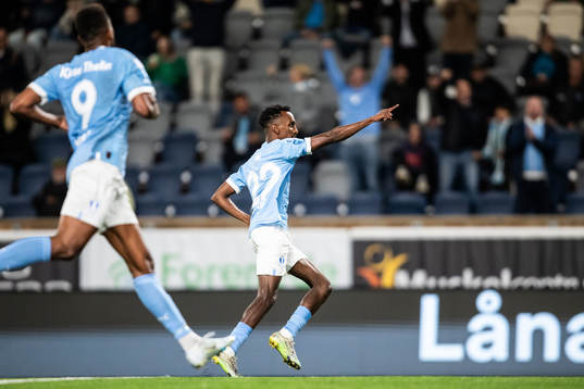 Malmö FFs Taha Ali jublar