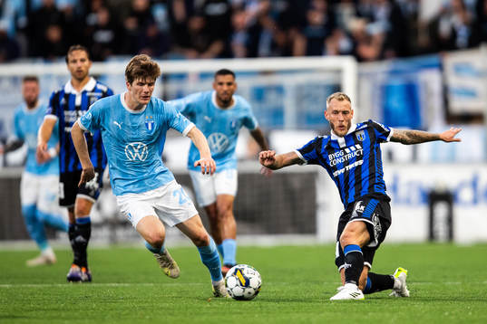 Malmö FFs Oliver Berg och Sirius Joeri De Kamps
