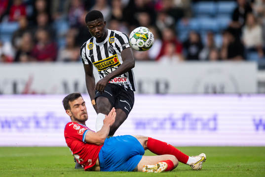 Landskronas Ousmane Diawara och Helsingborgs Pavle Vagic