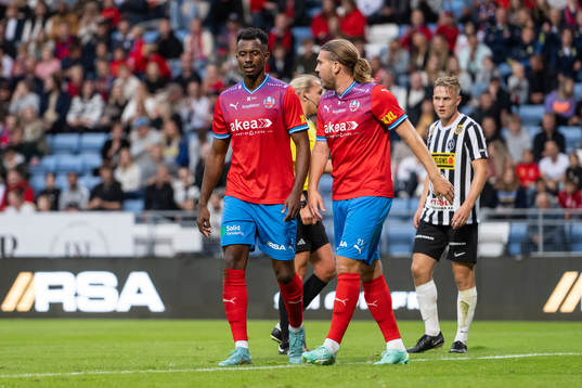 Helsingborgs Bernardo Vilar Estevao Jeronimo och Charlie
