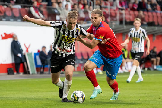 Landskronas Jesper Strid och Helsingborgs Charlie Weberg