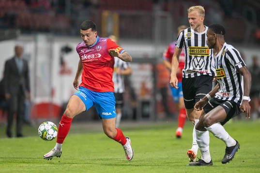 Helsingborgs Lucas Lima, Landskronas Johan Rapp och Samuel