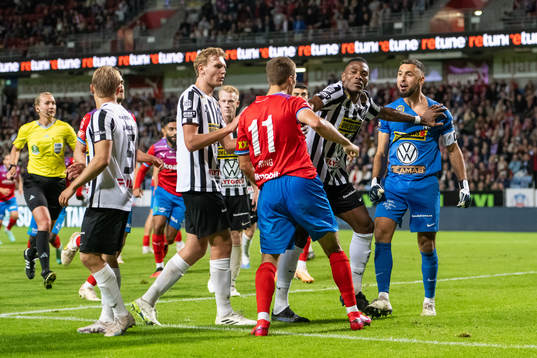 Helsingborgs Erik Ring, Landskronas Samuel Kotto och Amr