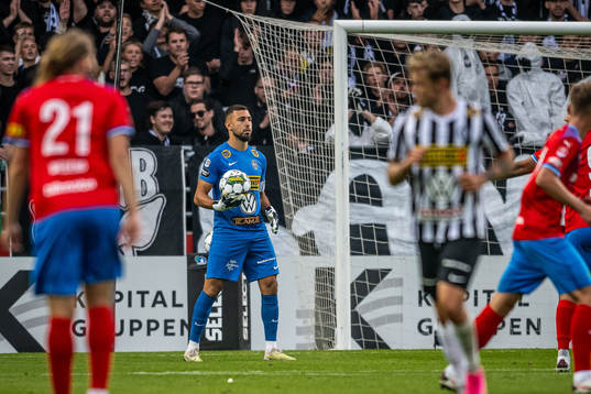 Landskronas målvakt Amr Kaddoura