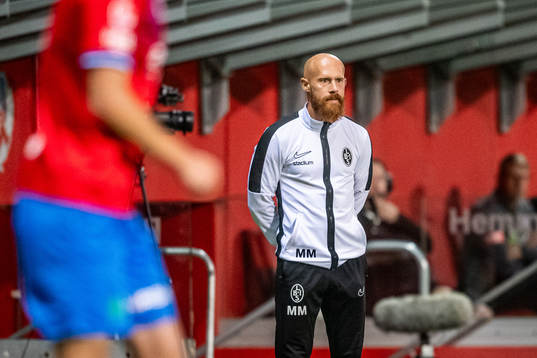 Landskronas tränare Max Mölder