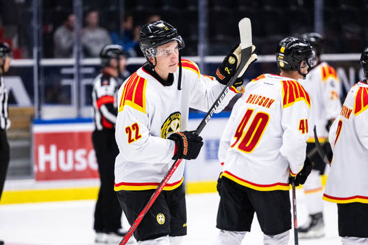 Brynäs Kasper Larsen jublar