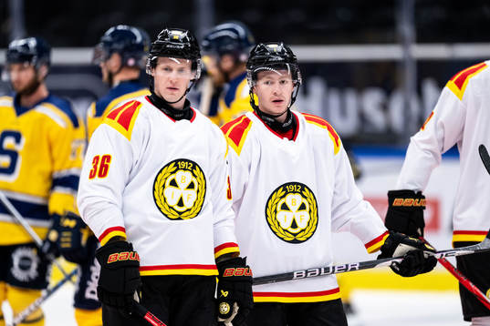 Brynäs Linus Ölund och Anton Johannesson