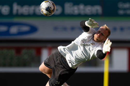 Goalkeeper Peter Abrahamsson of Häcken