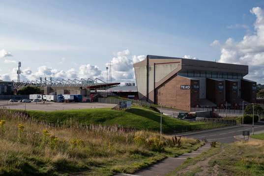 Exterior of the Pittodrie Stadium