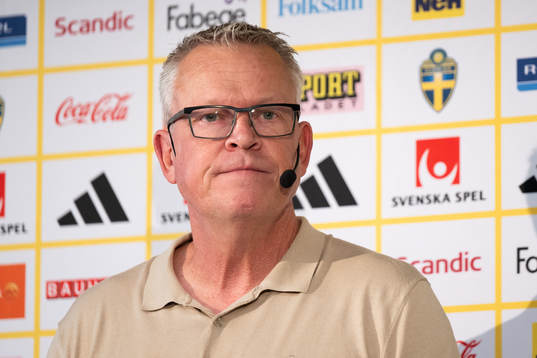 Head coach Janne Andersson of the Swedish national football