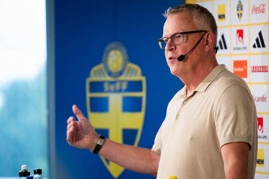 Bläddra bland fler bilder av Football, Sweden, Press conference