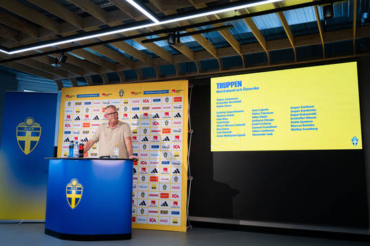 Head coach Janne Andersson of the Swedish national football