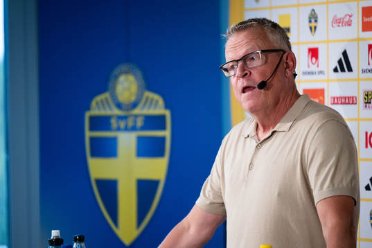 Head coach Janne Andersson of the Swedish national football