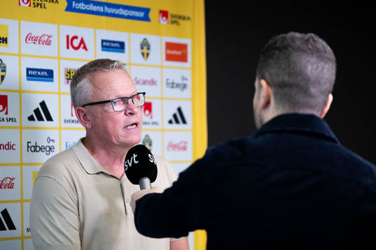 Head coach Janne Andersson of the Swedish national football