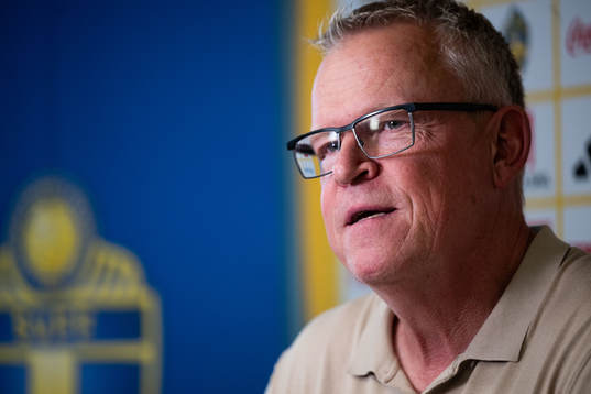 Head coach Janne Andersson of the Swedish national football