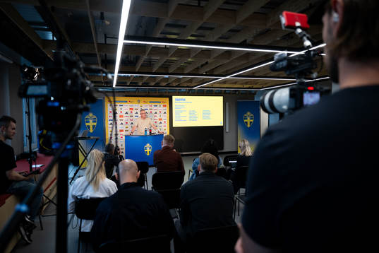 Head coach Janne Andersson of the Swedish national football