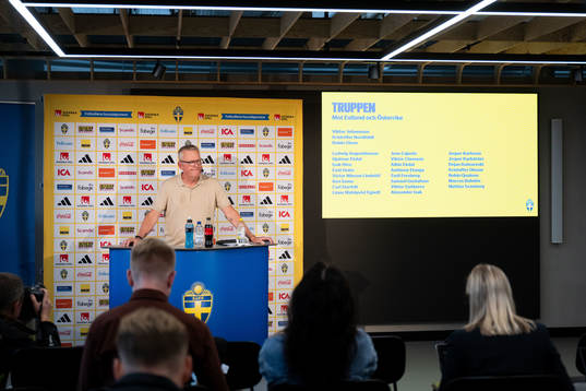 Head coach Janne Andersson of the Swedish national football