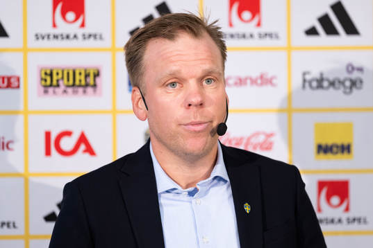 Assistant coach Viktor Eriksson of the Swedish U21 national