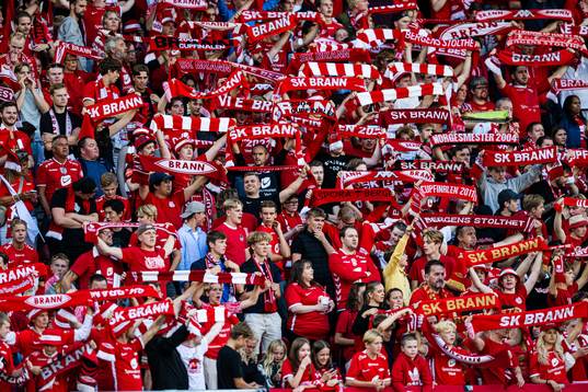 Spectators in the stands