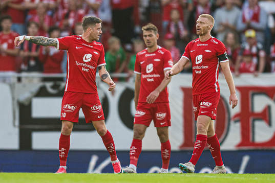 Frederik Børsting and Sivert Heltne Nilsen of Brann looks