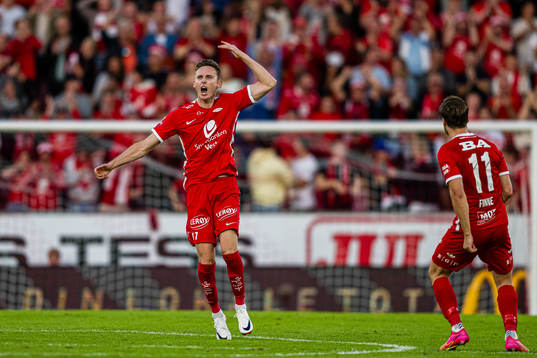 Joachim Soltvedt of Brann celebrates