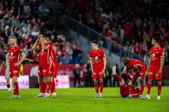 Players of Brann looks dejected