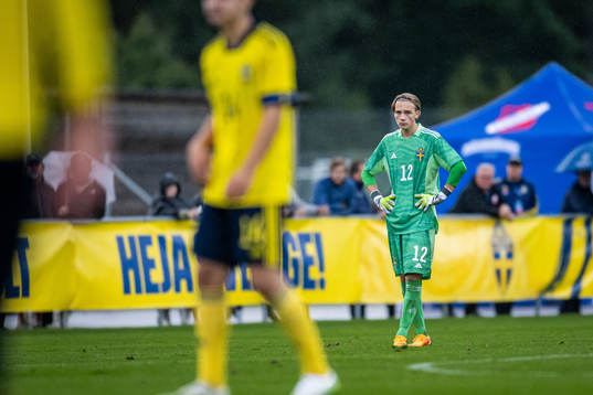Sveriges målvakt Elton Fischerström Opancer
