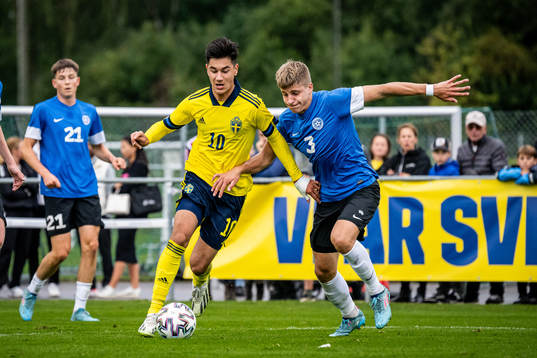 Sveriges Philip Pawlowski och Estlands Jevgeni Tsernjakov