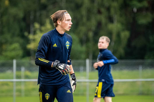 Sveriges målvakt Elton Fischerström Opancer