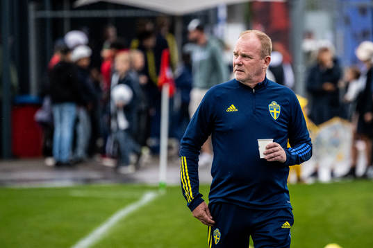 Sveriges förbundskapten Roger Franzén