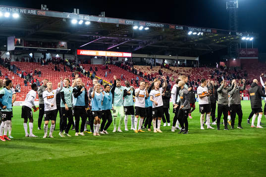 Players of Häcken celebrate