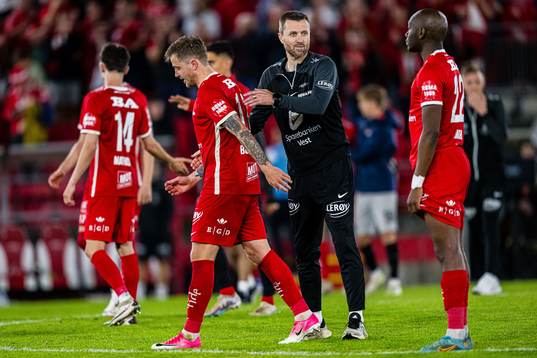 Eirik Horneland, head coach of Brann, and Frederik