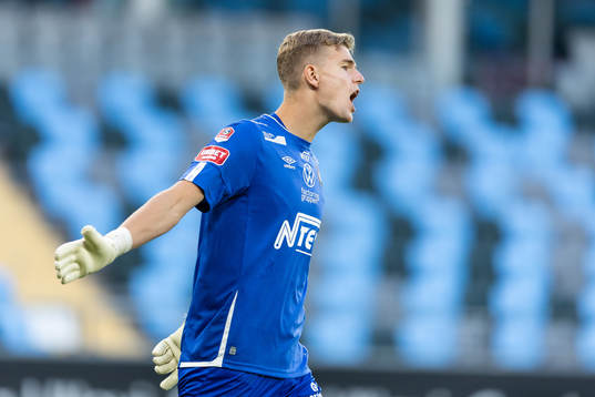 Örgrytes målvakt Mathias Nilsson