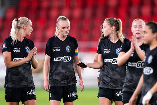 Växjö DFFs spelare deppar