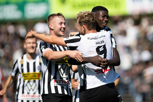 Landskronas Frederik Ihler jublar