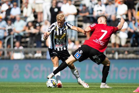 Landskronas Johan Rapp och GAISs Joackim Åberg