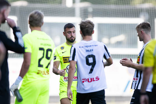 Landskronas målvakt Amr Kaddoura bytes ut