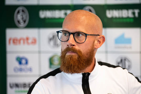 Landskronas tränare Max Mölder