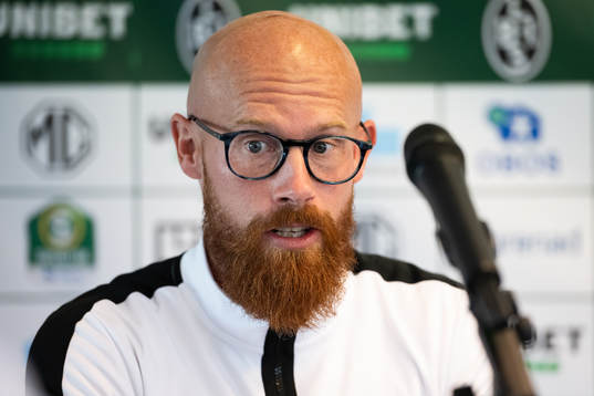 Landskronas tränare Max Mölder