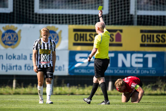 Landskronas Edvin Dahlqvist får varning