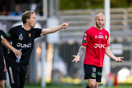 GAISs tränare Fredrik Holmberg och Niklas Andersen