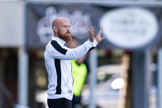 Landskronas tränare Max Mölder