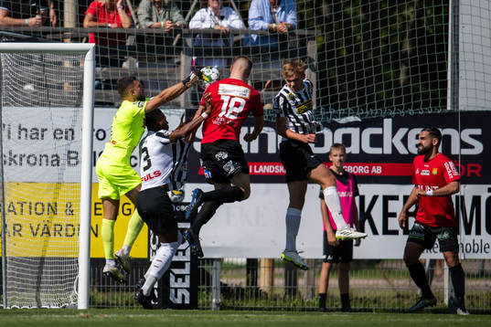Landskronas målvakt Amr Kaddoura