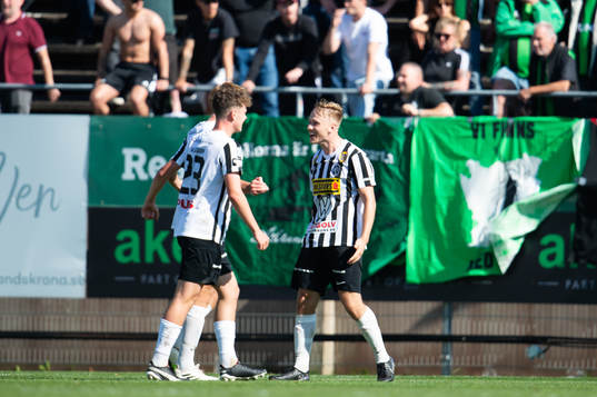 Landskronas Jesper Strid, Max Nilsson jublar
