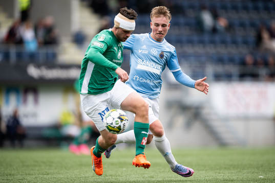 Jönköpings Södras Jesper Manns och Gefles Constantino
