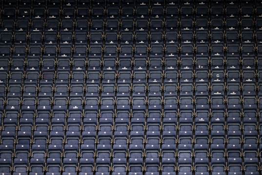 Empty seats at SR-Bank Arena