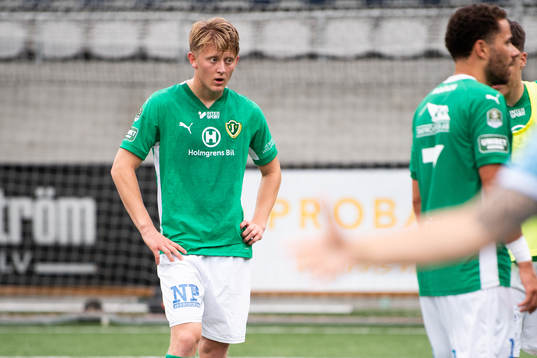 Jönköpings Södras Elias Nordström deppar
