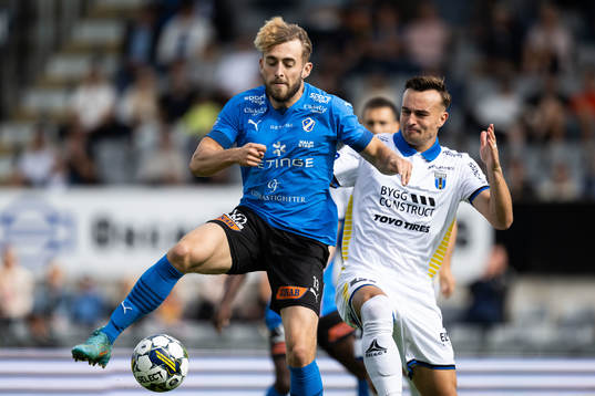 Halmstads Jack Cooper-Love och Sirius Henrik Castegren