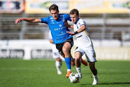 Halmstads Villiam Granath och Sirius Melker Heier