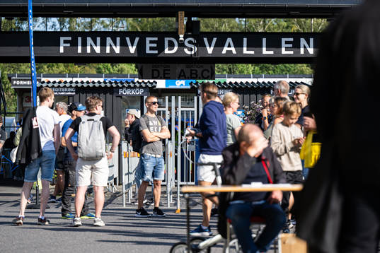 Entrén till Finnvedsvallen